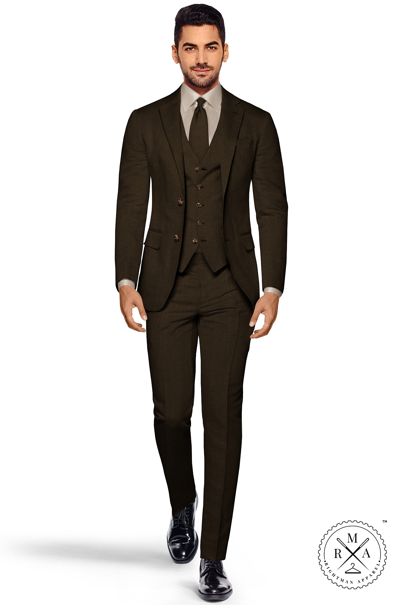 Kobicha Brown Three Piece Suit SU203